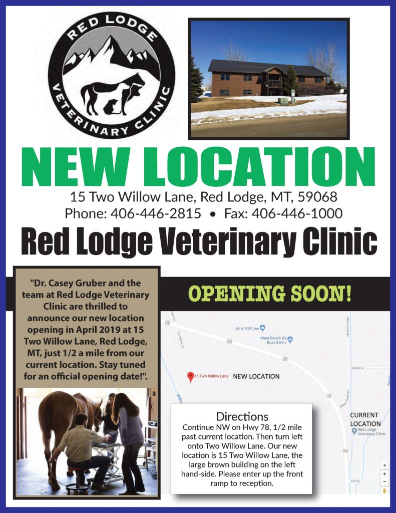 News Red Lodge Veterinary Clinic